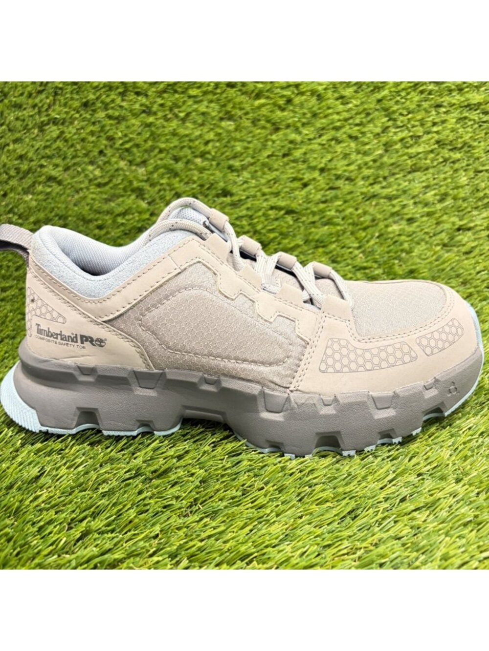 Timberland Pro Powertrain EV Womens Size 7.5 Gray Composite Toe Work Shoes